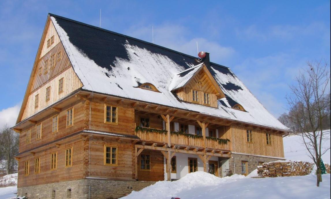 Hotel Samota U Hadince Bartosovice v Orlickych Horach Exterior foto