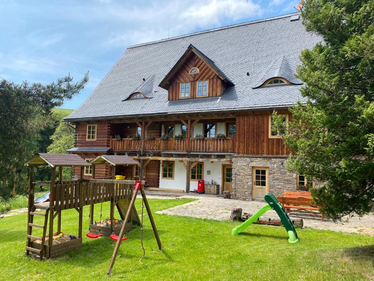 Hotel Samota U Hadince Bartosovice v Orlickych Horach Exterior foto