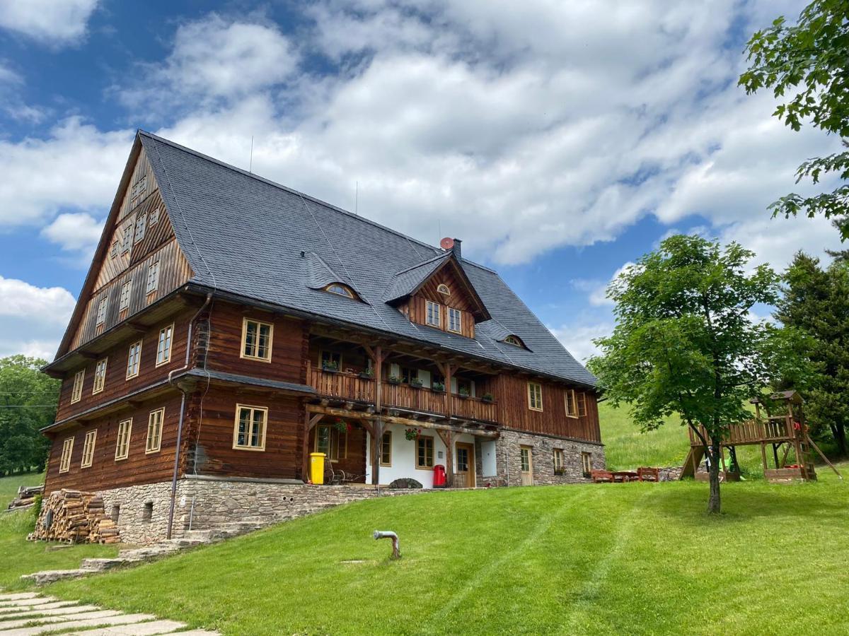 Hotel Samota U Hadince Bartosovice v Orlickych Horach Exterior foto